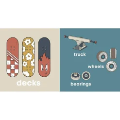 Board Books-Left Hand Book House Skater Baby