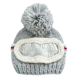 Winter Hats-Blueberry Hill Ski Goggles Hat Bowie Grey