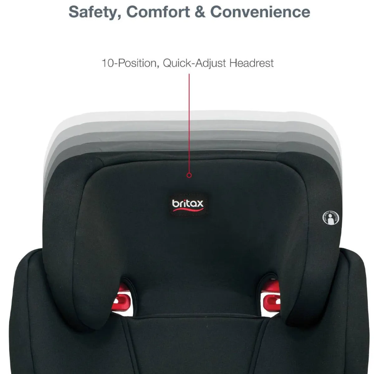 Car Seat Bases|High-Back Booster Seats-Britax Skyline Booster Seat Dusk