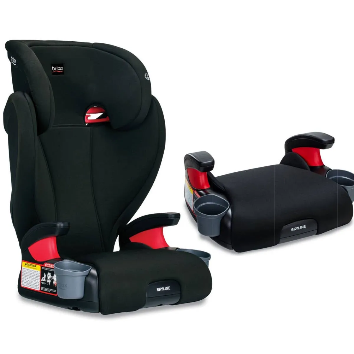 Car Seat Bases|High-Back Booster Seats-Britax Skyline Booster Seat Dusk