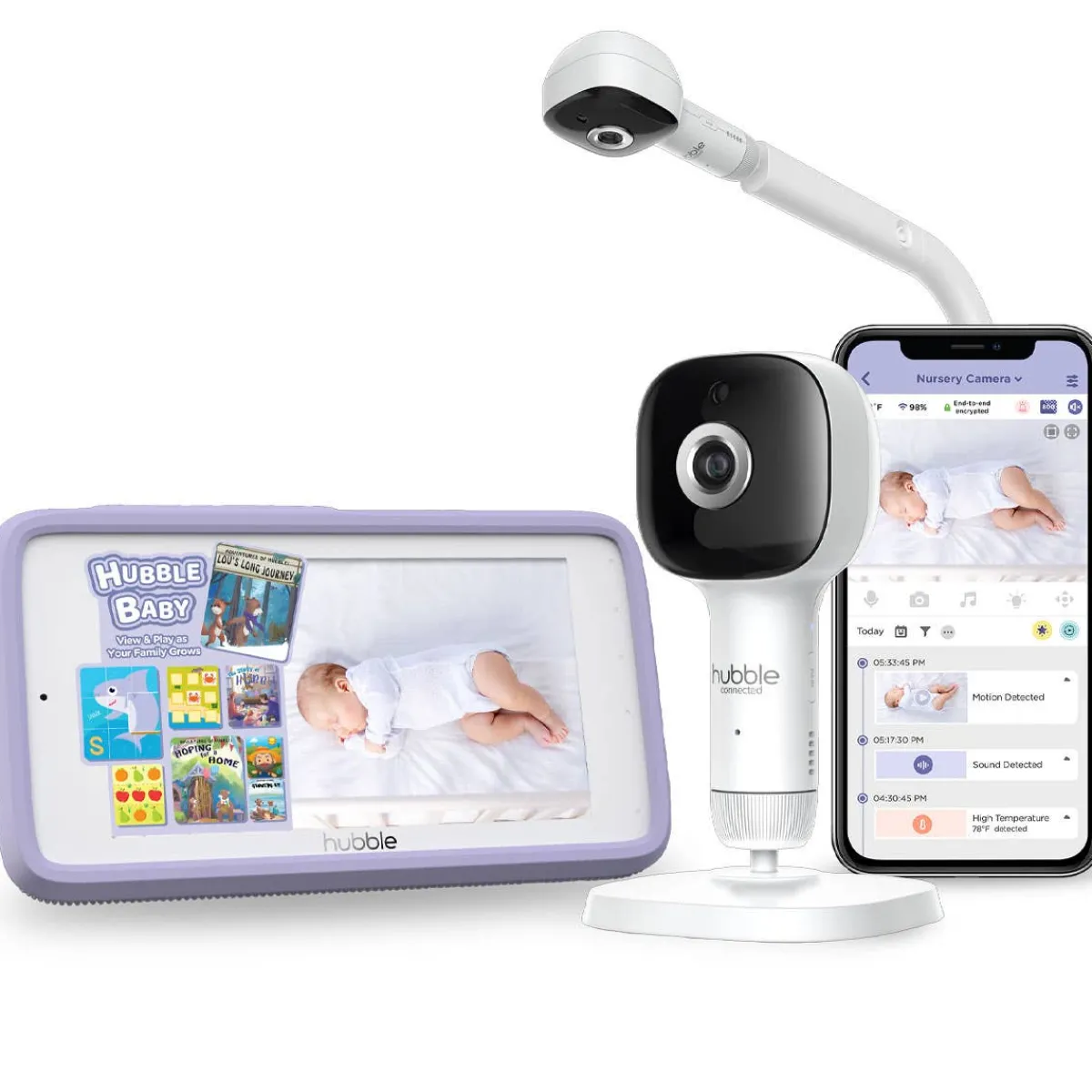 Wifi Monitors|Video Baby Monitors-Hubble SkyVision AI Pro