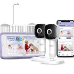Wifi Monitors|Video Baby Monitors-Hubble SkyVision AI Pro Twin