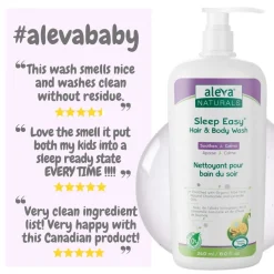 Infant Body Wash-Aleva Naturals Sleep Easy Baby Wash (240 mL)
