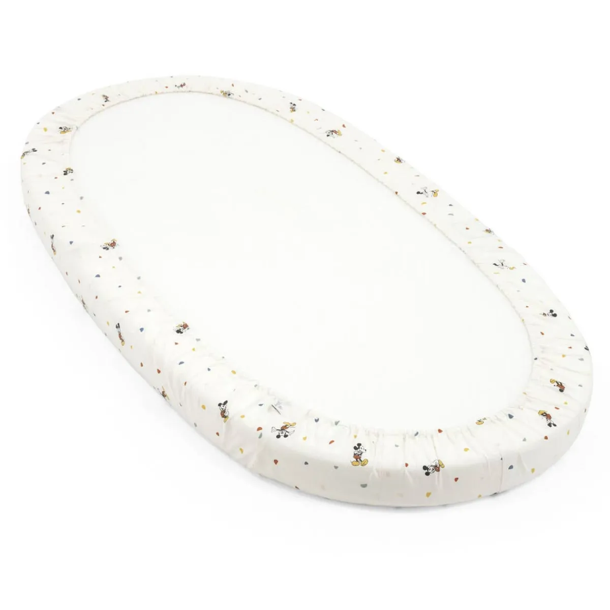 Oval Crib Bedding|Crib Fitted Sheets-Stokke Sleepi™ Bed Fitted Sheet V3 (Special Edition) Mickey Celebration