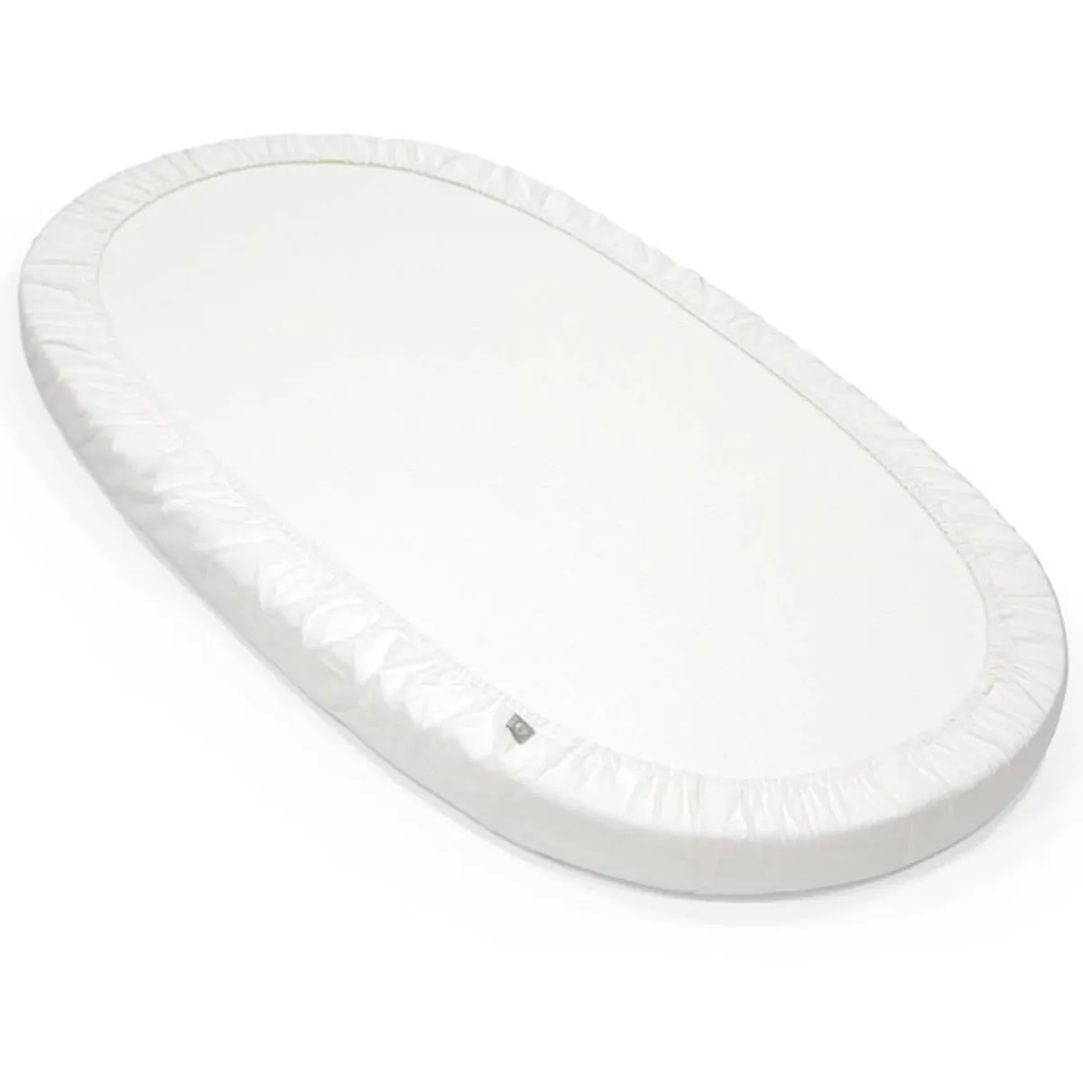 Crib Fitted Sheets-Stokke Sleepi™ Bed Organic Fitted Sheet V3 White