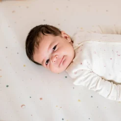 Oval Crib Bedding|Bassinet Sheets-Pehr Sleepi™ Fitted Sheet V3