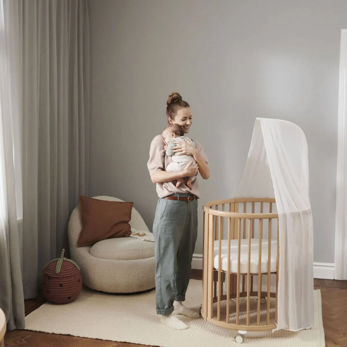 Mini Cribs|Oval Cribs-Stokke Sleepi™ Mini Bundle