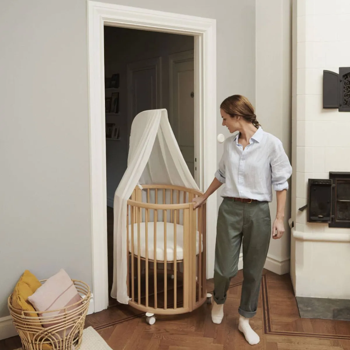 Mini Cribs|Oval Cribs-Stokke Sleepi™ Mini Bundle