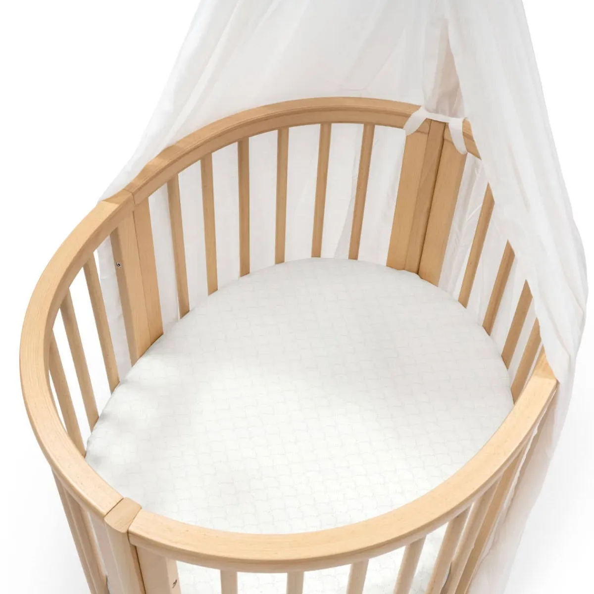 Oval Crib Bedding|Mini Crib Bedding-Stokke Sleepi™ Mini Fitted Sheet