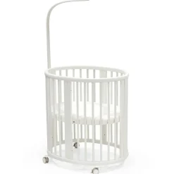 Oval Crib Bedding|Mini Crib Bedding-Stokke Sleepi™ Mini Mattress White