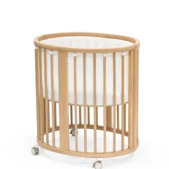 Oval Crib Bedding|Mini Crib Bedding-Stokke Sleepi™ Mini Mesh Liner White