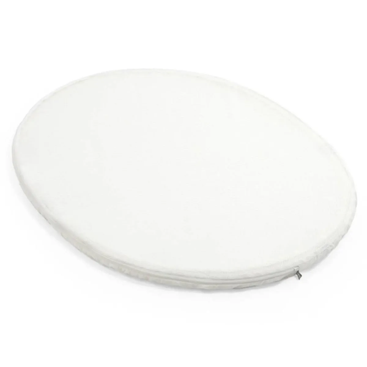 Oval Crib Bedding-Stokke Sleepi™ Mini Organic Fitted Crib Sheet V3 White
