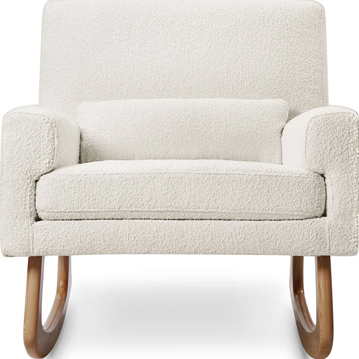 Rocking Chairs-Nursery Works Sleepytime Rocker (Ivory Boucle) Light