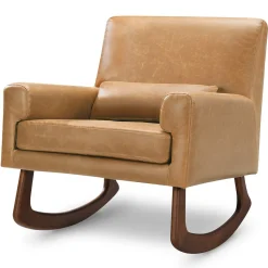 Rocking Chairs-Nursery Works Sleepytime Rocker (Walnut)
