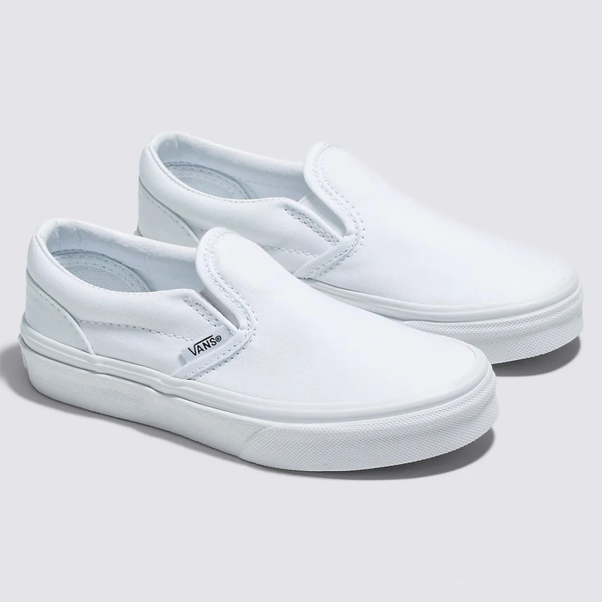 Slip-On|Baby Sneakers-Vans Slip-On (Toddler) - True White