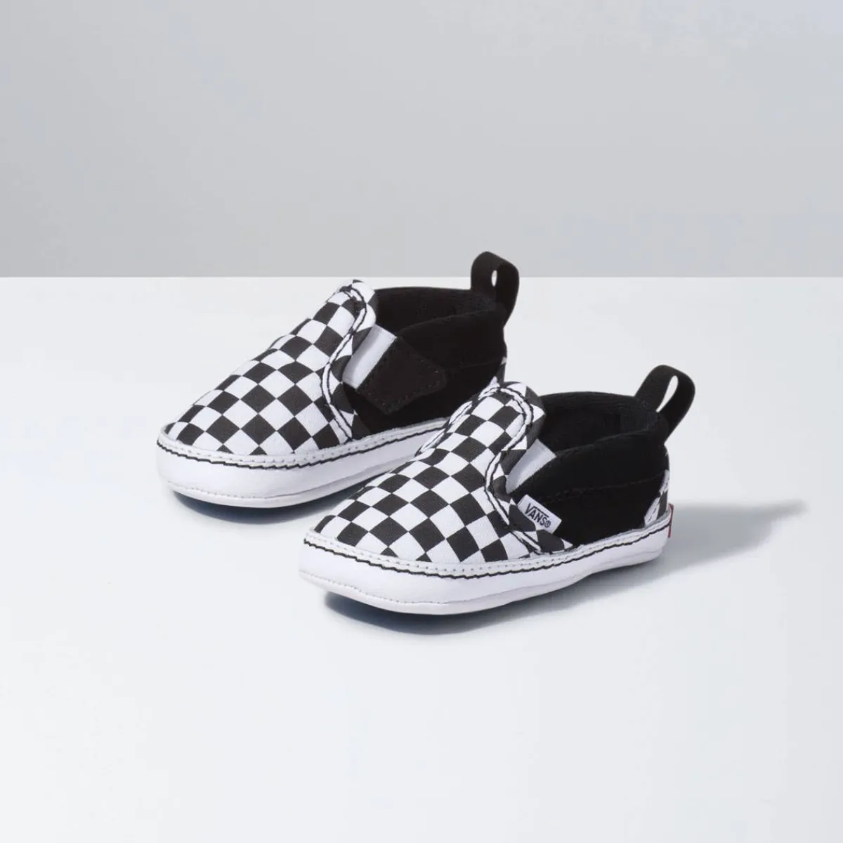 Slip-On|Baby Sneakers-Vans Slip-On V Crib (Core) - Checkerboard