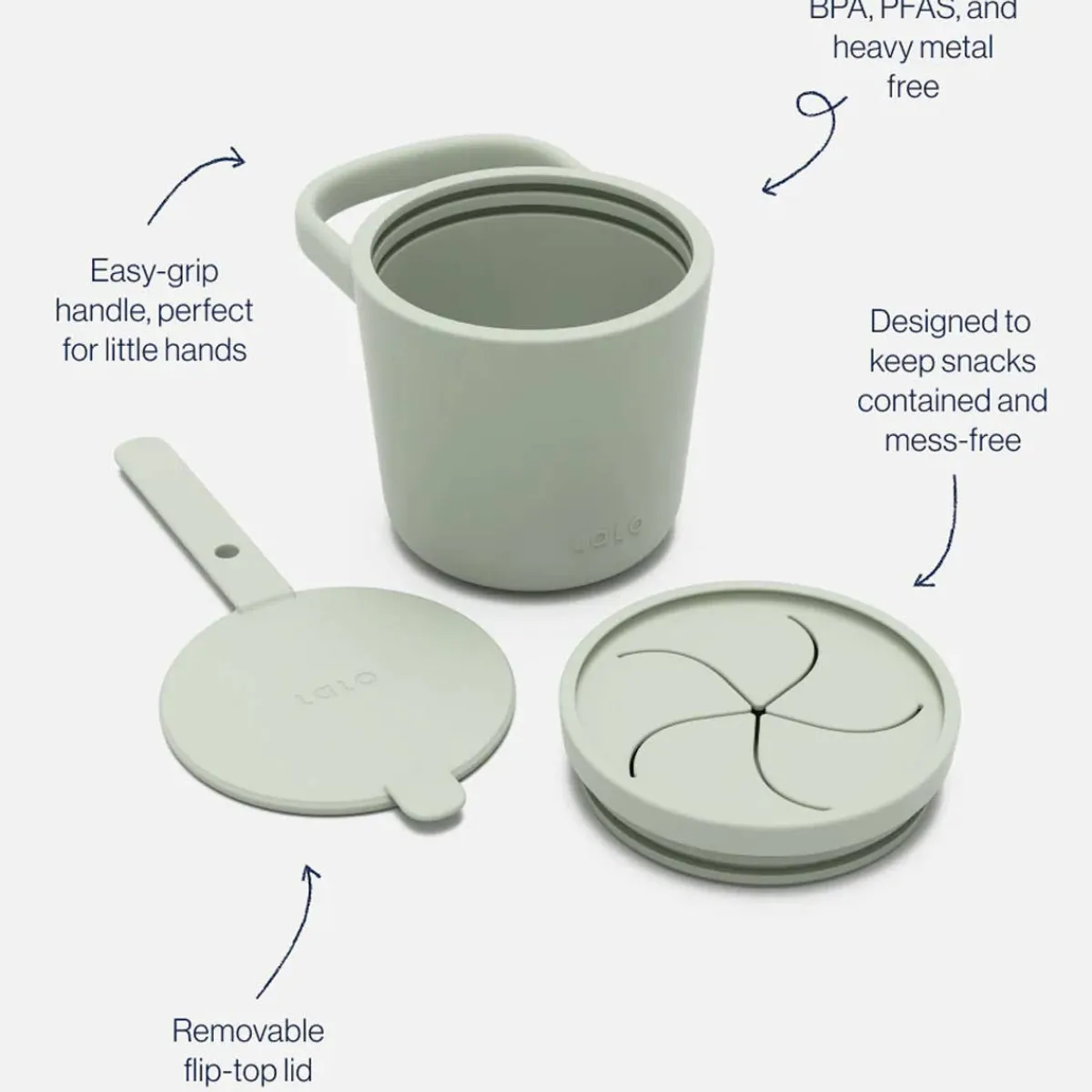 Baby Food Feeders-Lalo Snack Cup