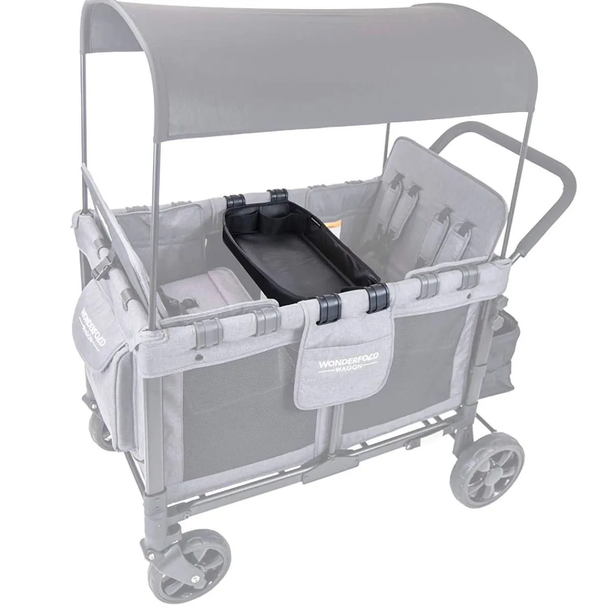 Stroller Accessories-WonderFold Snack Tray with 4-Cup Holders (W4 Series)