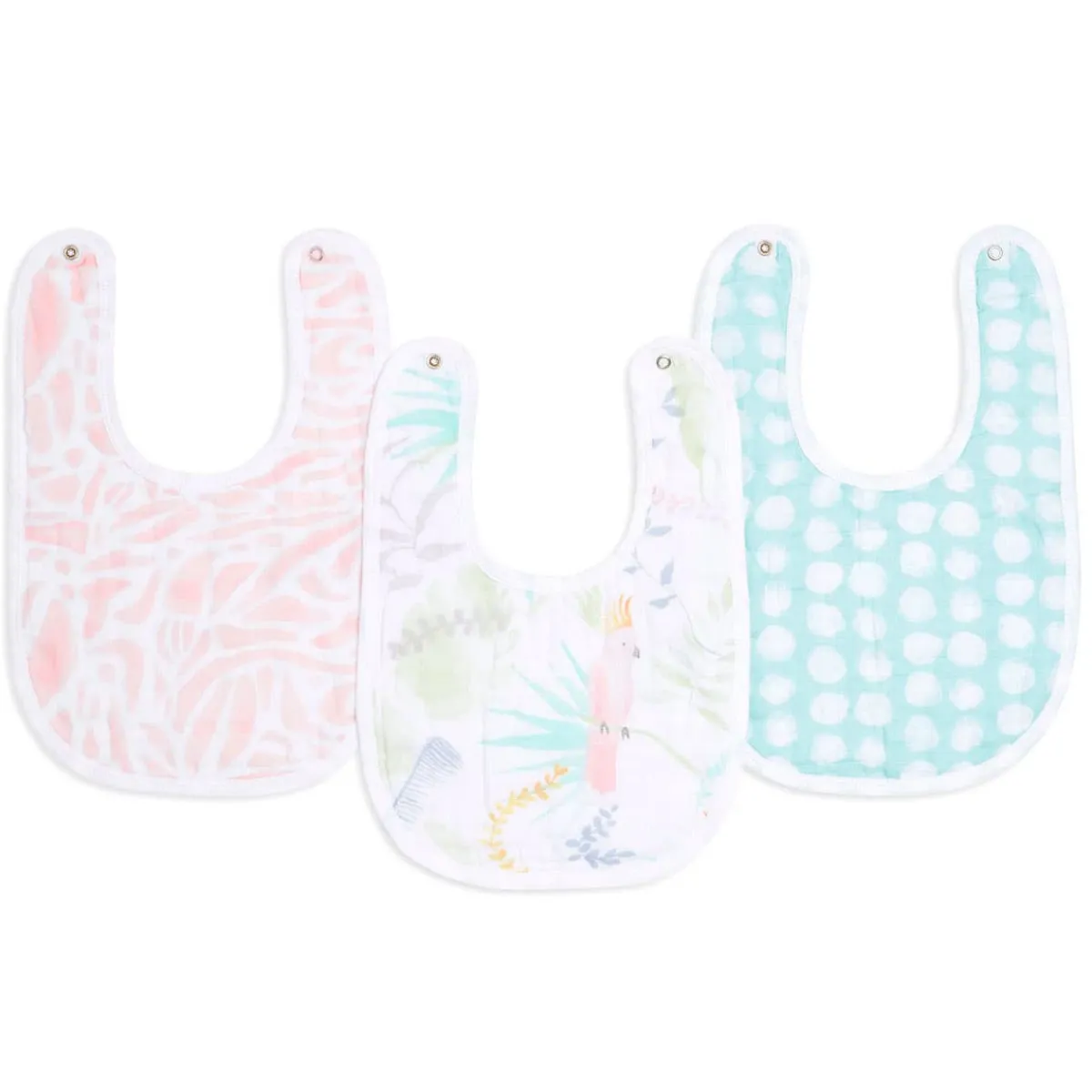 Bibs + Burps-aden + anais essentials Snap Bib (3 Pack)