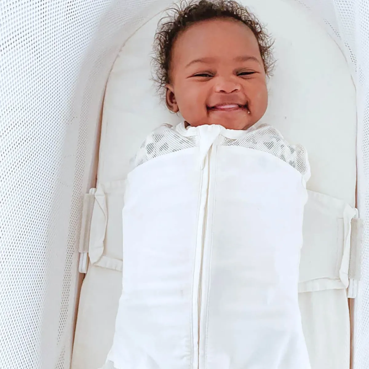 Sleep Sacks + Wraps-Happiest Baby SNOO Sack White