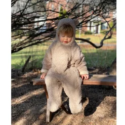 Snowsuits-7AM Enfant Snowsuit Bebe (Teddy) Oatmeal