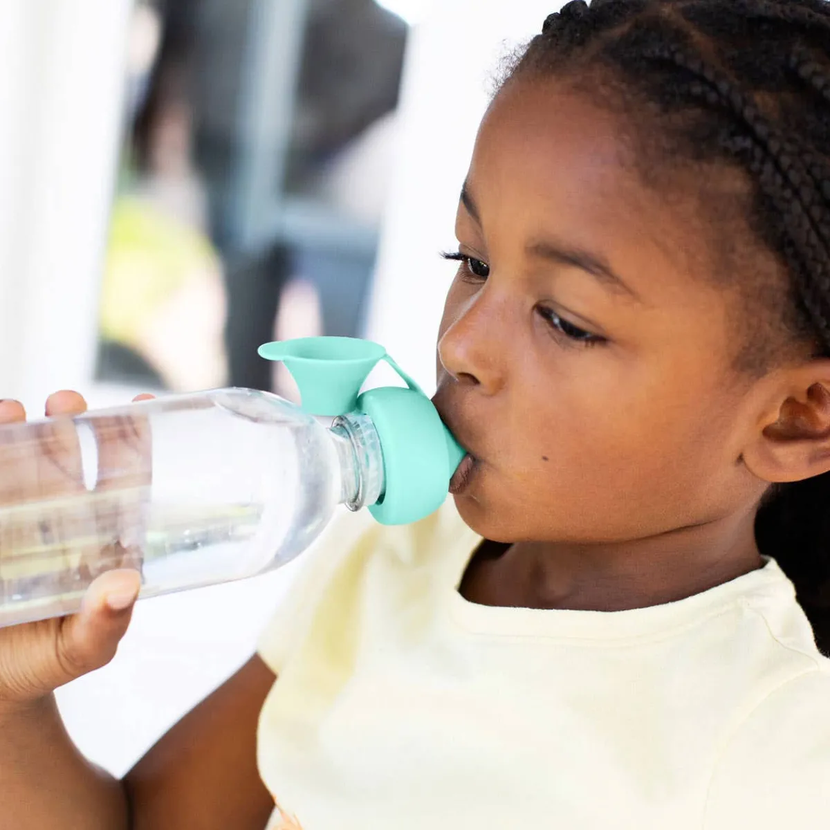 Sippy Cups + Straw Cups|Nipples + Bottle Accessories-Boon Inc. Snug Bottle Topper with Cases (2 Pack)