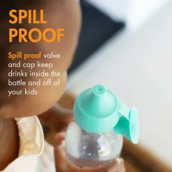 Sippy Cups + Straw Cups|Nipples + Bottle Accessories-Boon Inc. Snug Bottle Topper with Cases (2 Pack)