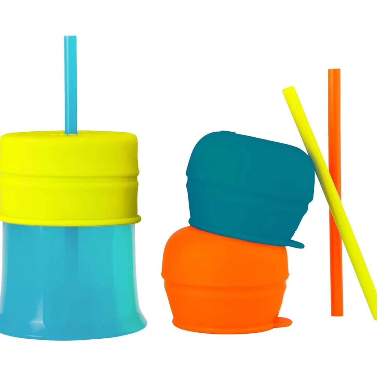 Kids Drinkware|Baby Food Feeders-Boon Inc. Snug Straw with Cup