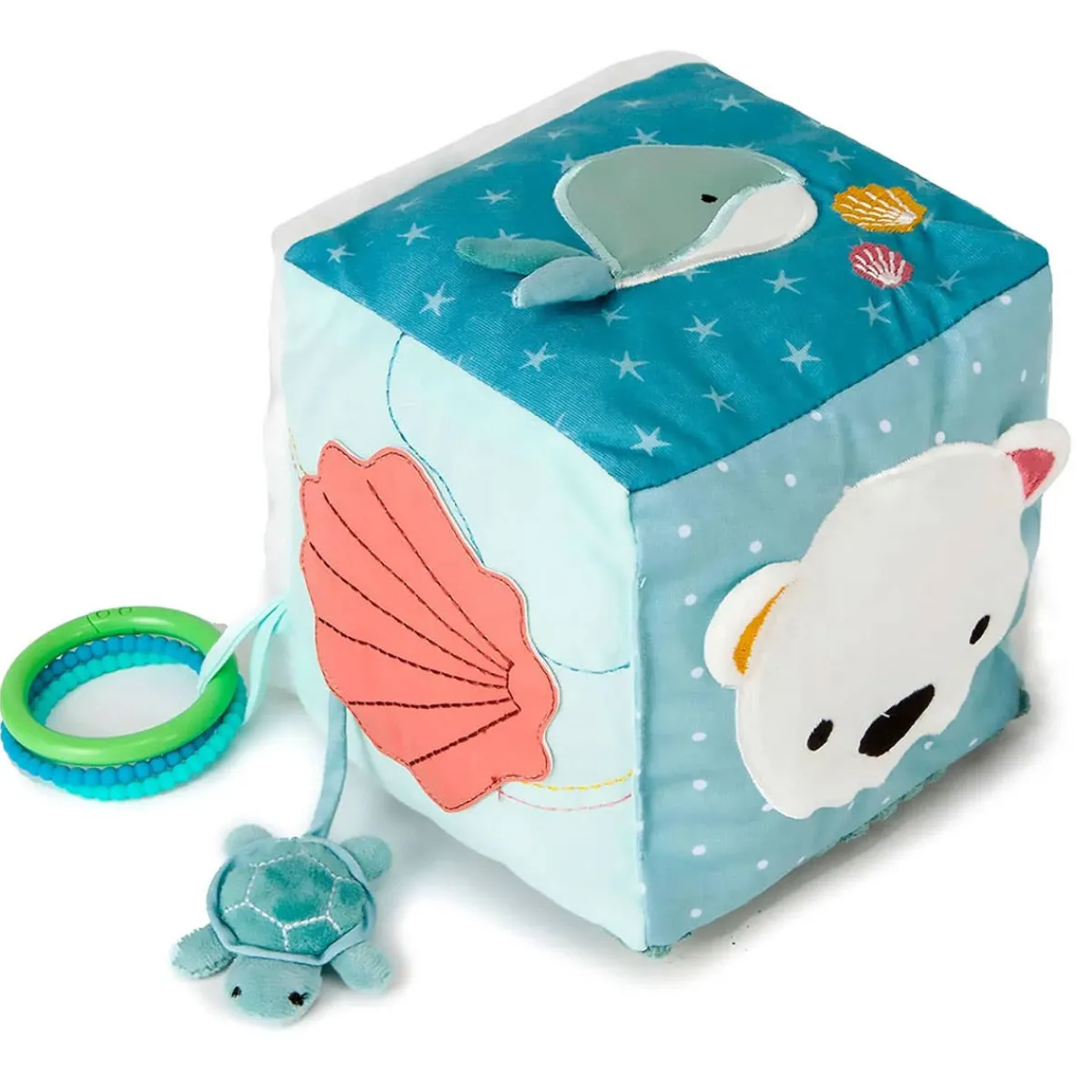 Play + Learn Toys|Blocks + Shape Sorters-Little Big Friends Soft Activity Cube