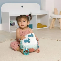 Play + Learn Toys|Blocks + Shape Sorters-Little Big Friends Soft Activity Cube