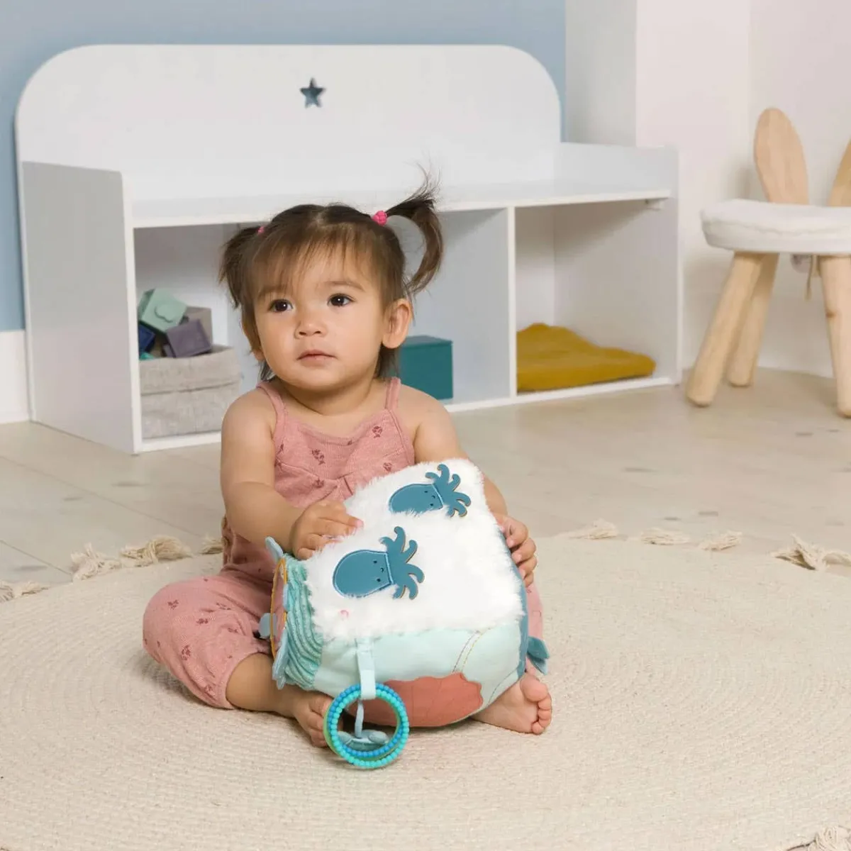 Play + Learn Toys|Blocks + Shape Sorters-Little Big Friends Soft Activity Cube
