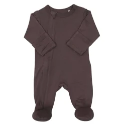 Onesies|Sleepers-Coccoli Solid Zipper Footie