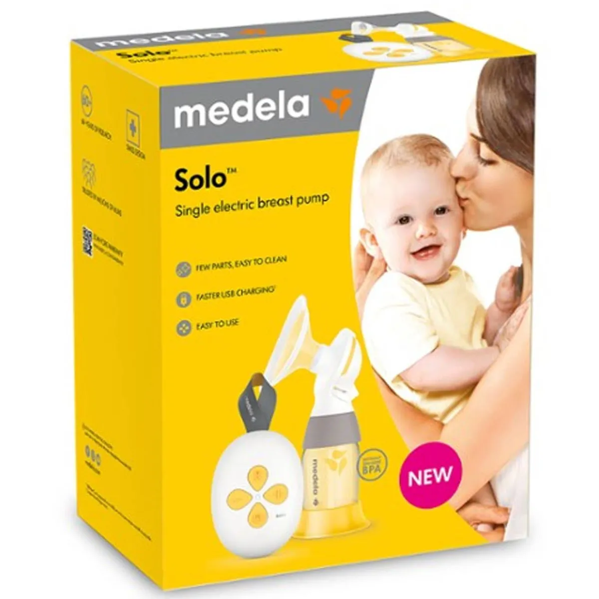 Breast Pumps + Accessories-Medela Solo Single Electric Breast Pump