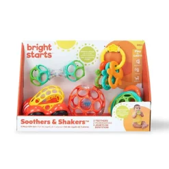 Grasping Toys|Rattles-Bright Starts Soothers & Shakers 5 Piece Gift Set