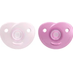 Pacifiers + Clips-Philips Avent Soothie Heart (2 Pack)