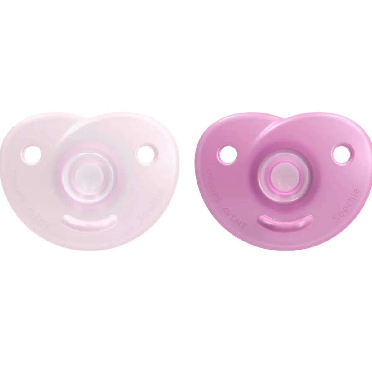 Pacifiers + Clips-Philips Avent Soothie Heart (2 Pack)
