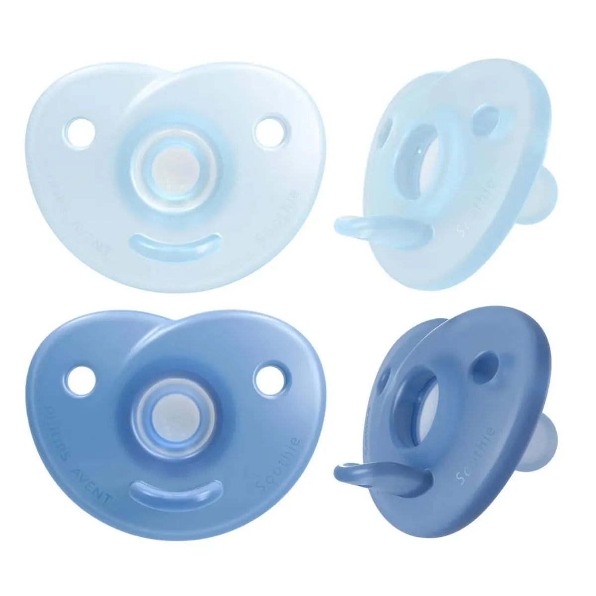 Pacifiers + Clips-Philips Avent Soothie Heart (2 Pack)