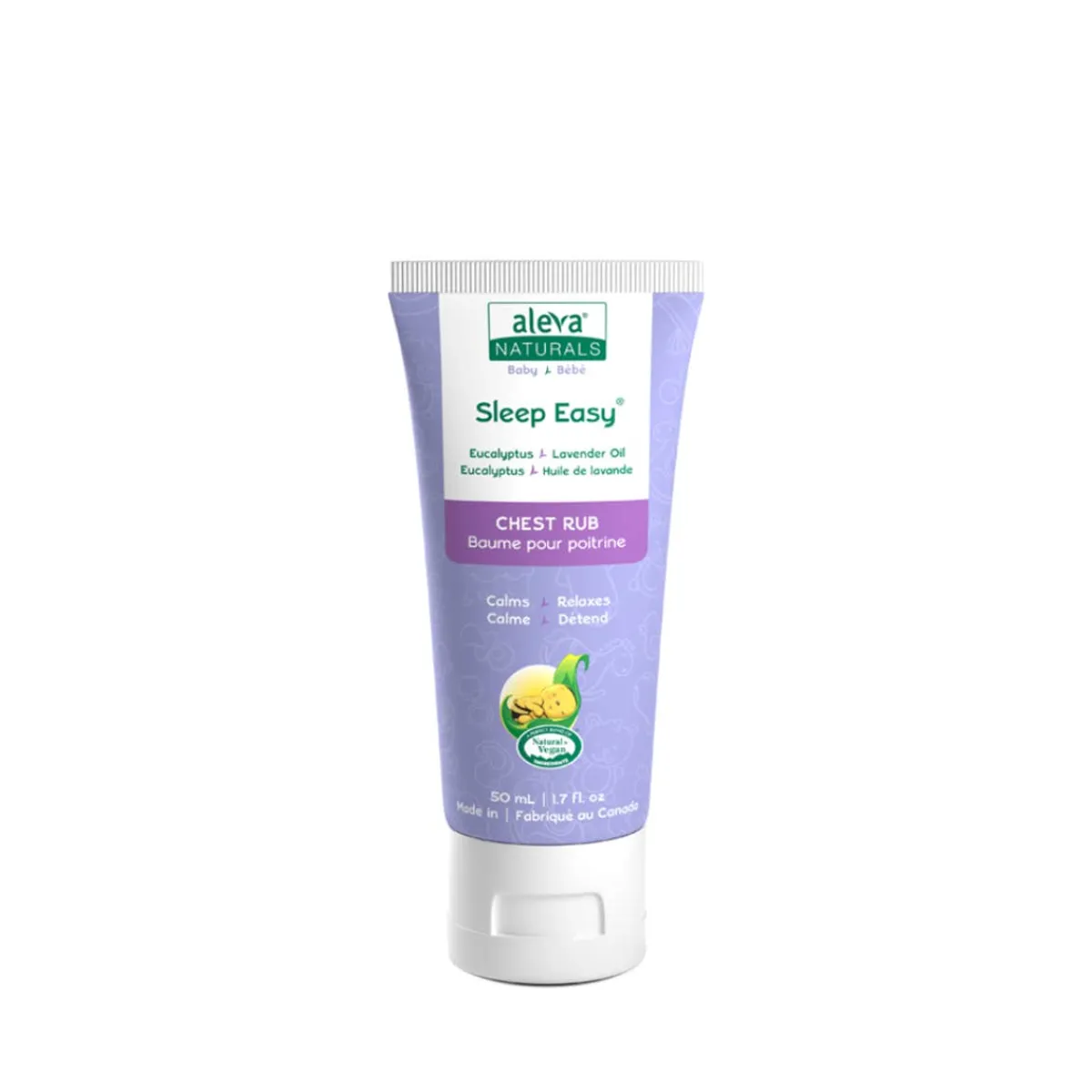Wellness Balms + Wipes-Aleva Naturals Soothing Comfort Chest Rub (50 mL)