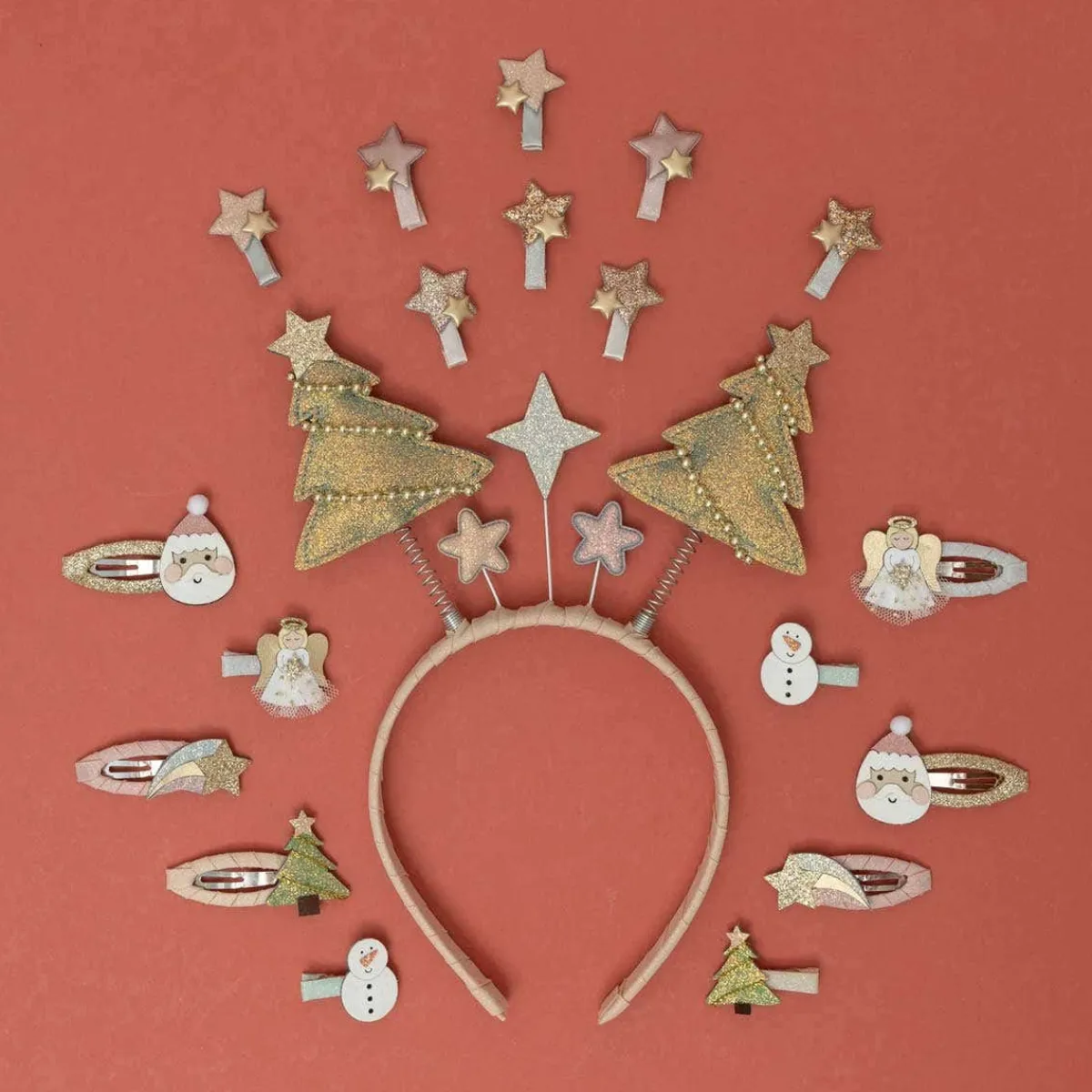 Hair Accessories-Mimi & Lula Sparkle Star Mini Clips