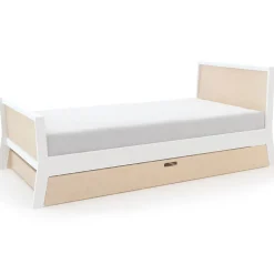 Twin Beds + Trundles-Oeuf Sparrow Trundle Bed