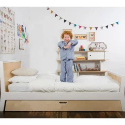 Twin Beds + Trundles-Oeuf Sparrow Twin Bed