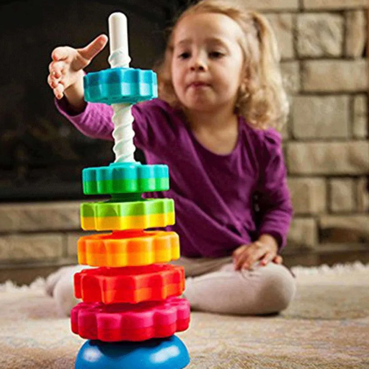 Puzzles-Fat Brain Toys SpinAgain Tower