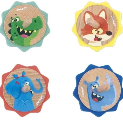 Wooden Toys-Janod Spinning Tops