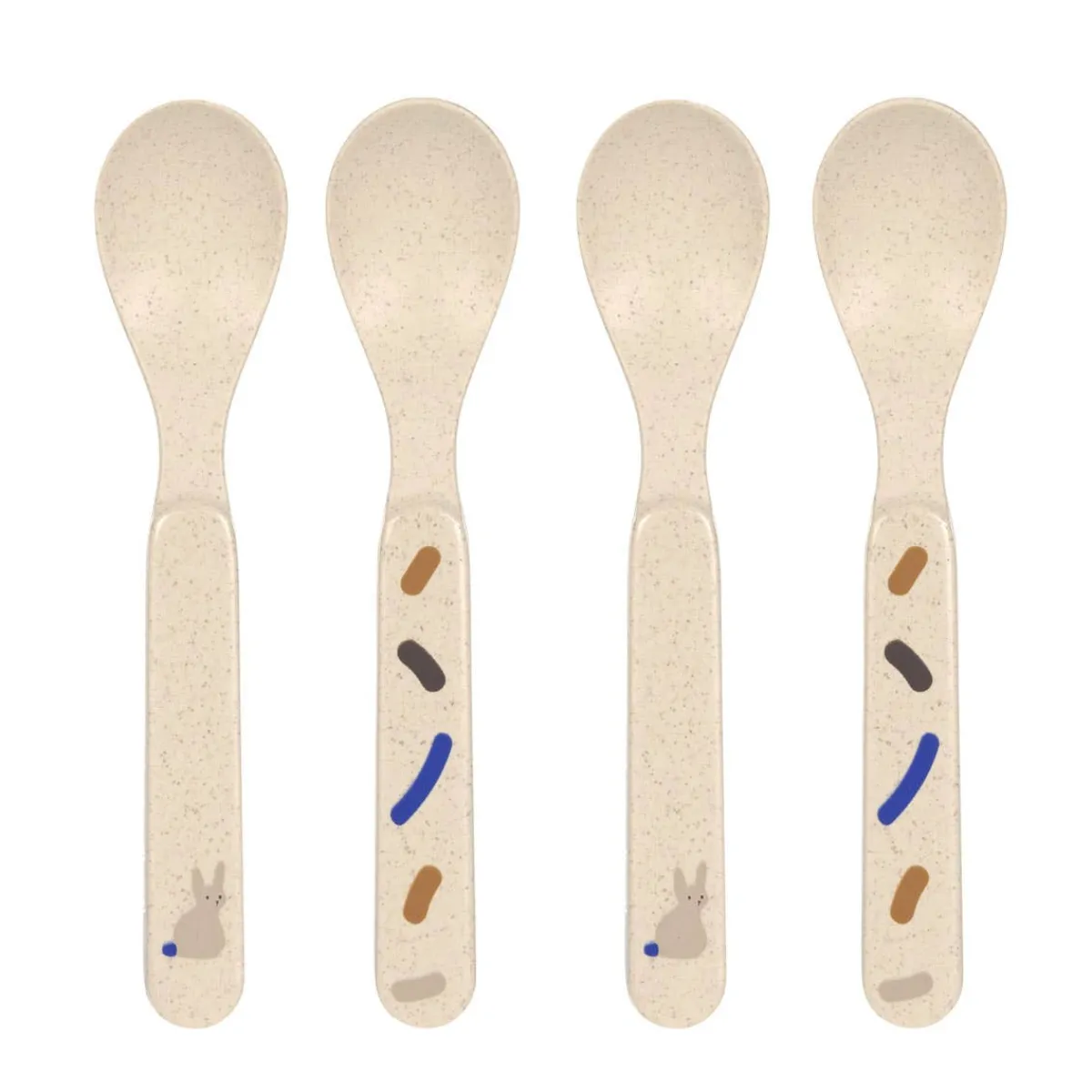 Kids Utensils|Toddler Training Utensils-Lassig Spoon Set (4 Pack)