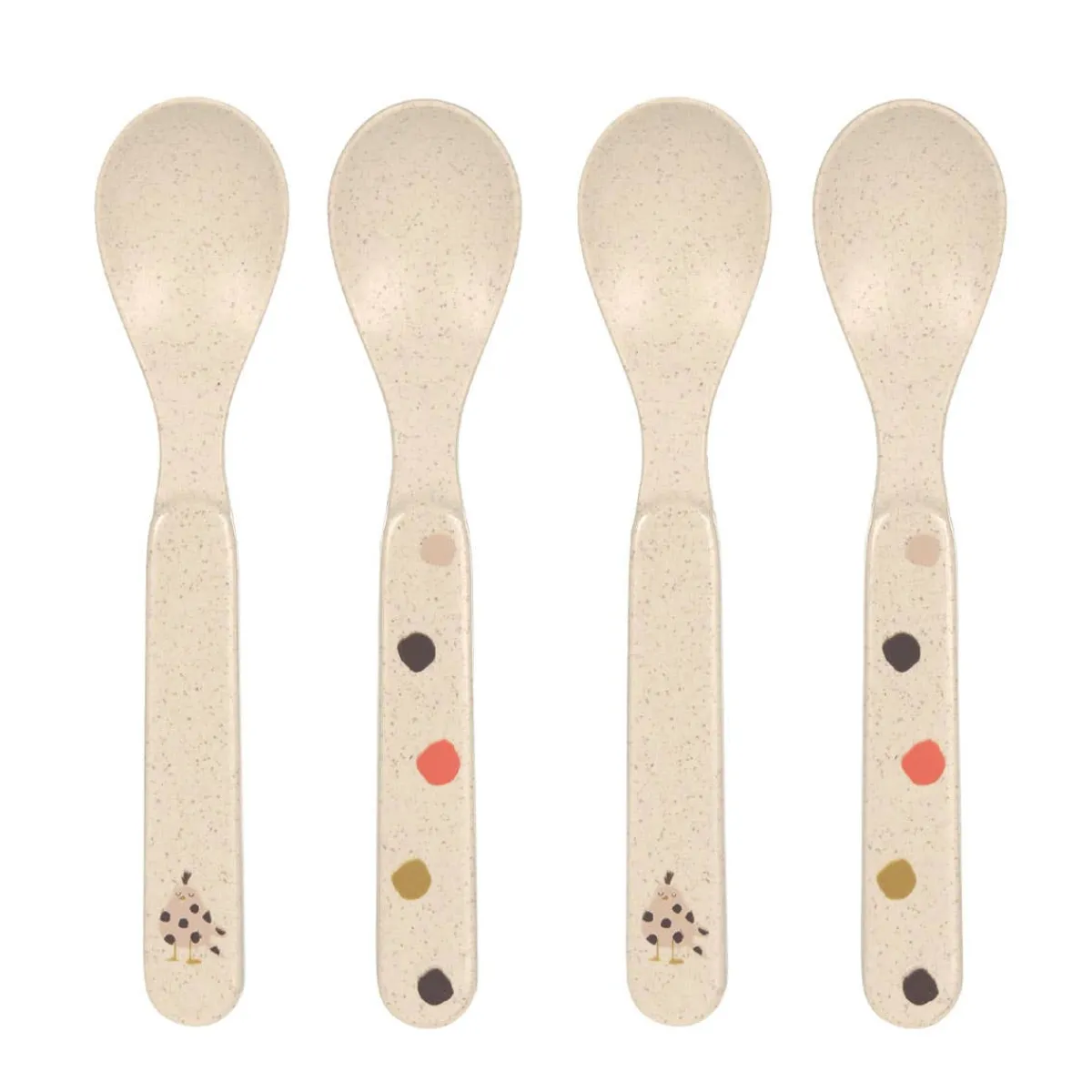 Kids Utensils|Toddler Training Utensils-Lassig Spoon Set (4 Pack)