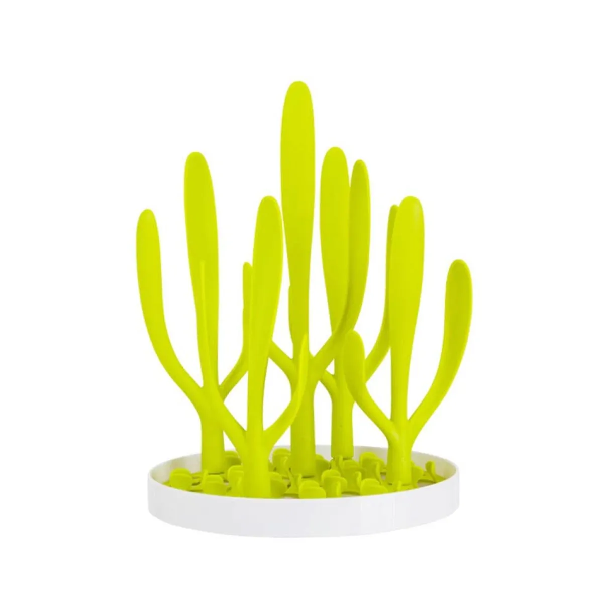 Bottle Brushes + Drying Racks-Boon Inc. Sprig Drying Rack Green