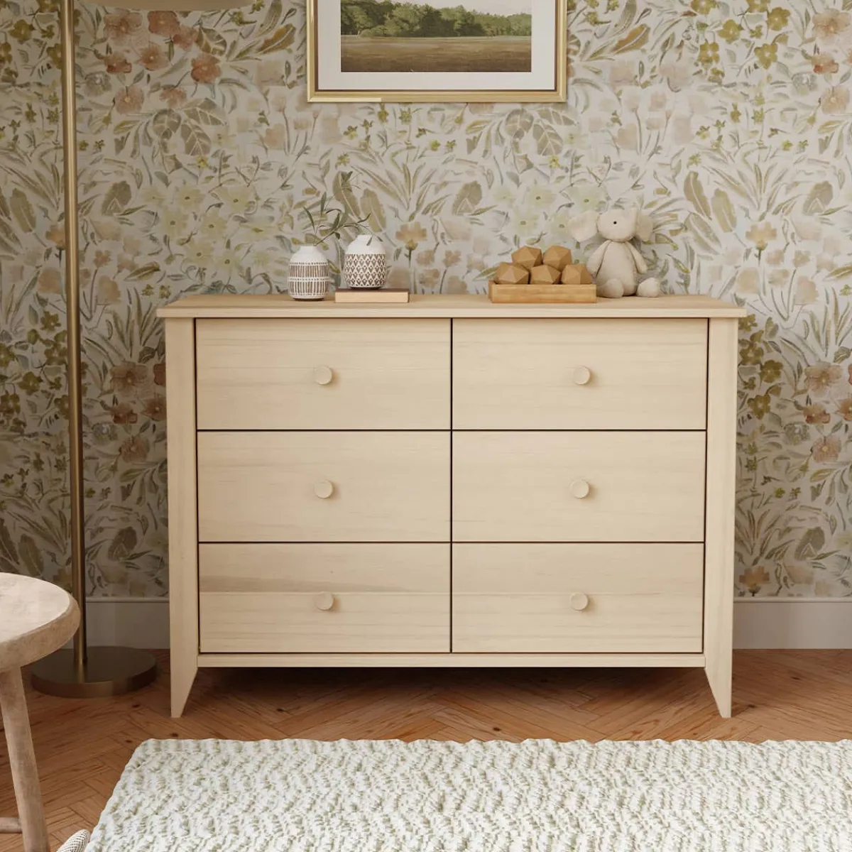 Dressers-Babyletto Sprout 6 Drawer Double Dresser