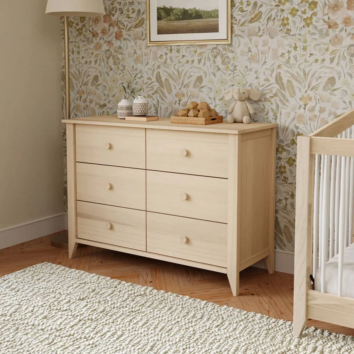 Dressers-Babyletto Sprout 6 Drawer Double Dresser