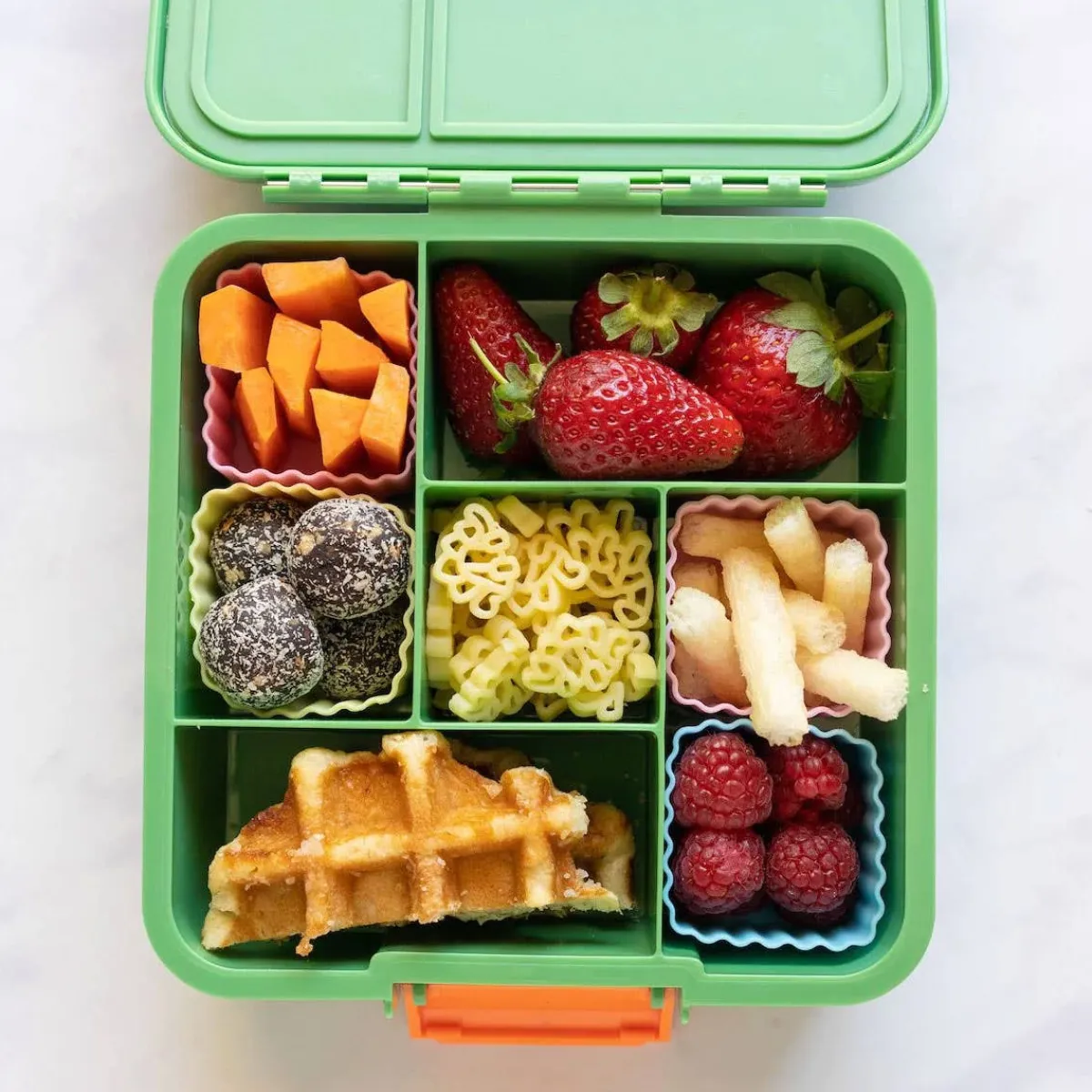 Kids Bento Boxes|Feeding Sets-MontiiCo Square Bento Cups (3 Pack)