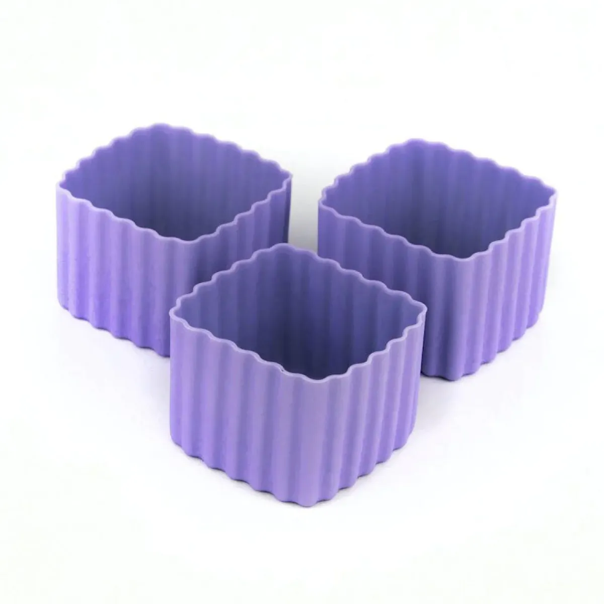 Kids Bento Boxes|Feeding Sets-MontiiCo Square Bento Cups (3 Pack)